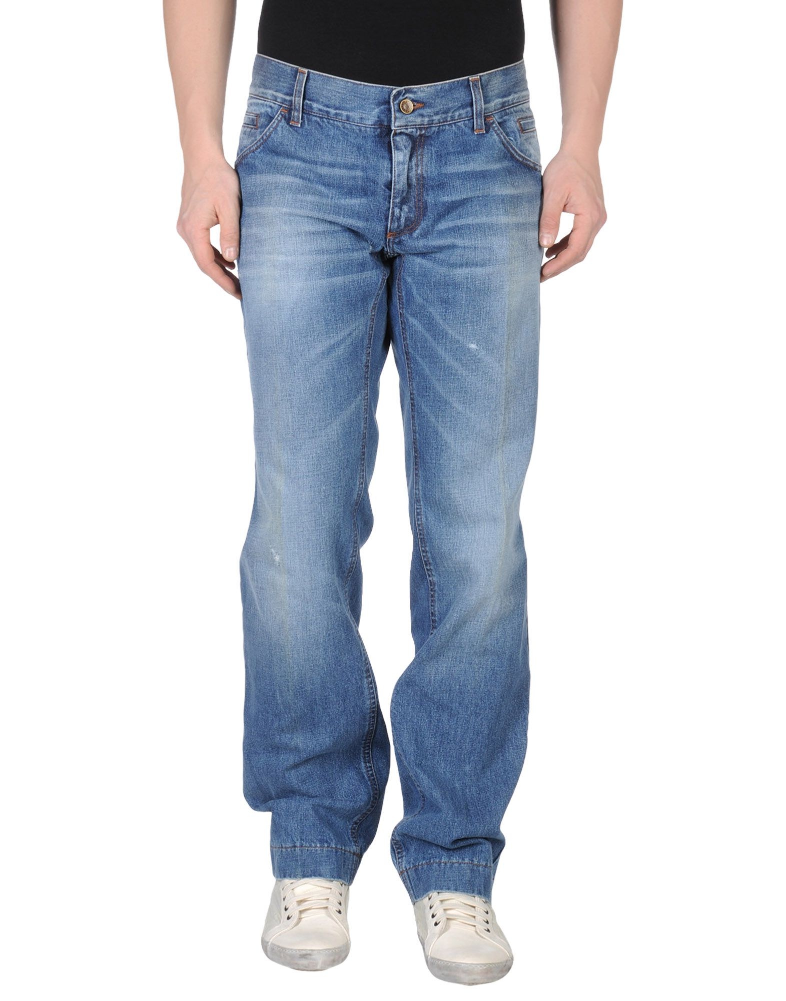 Blue Men's Denim Pants - 1