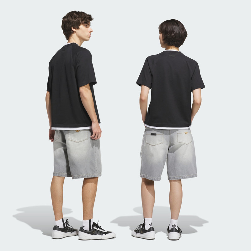 SKATEBOARDING x TYSHAWN WASHED DENIM SHORTS 5