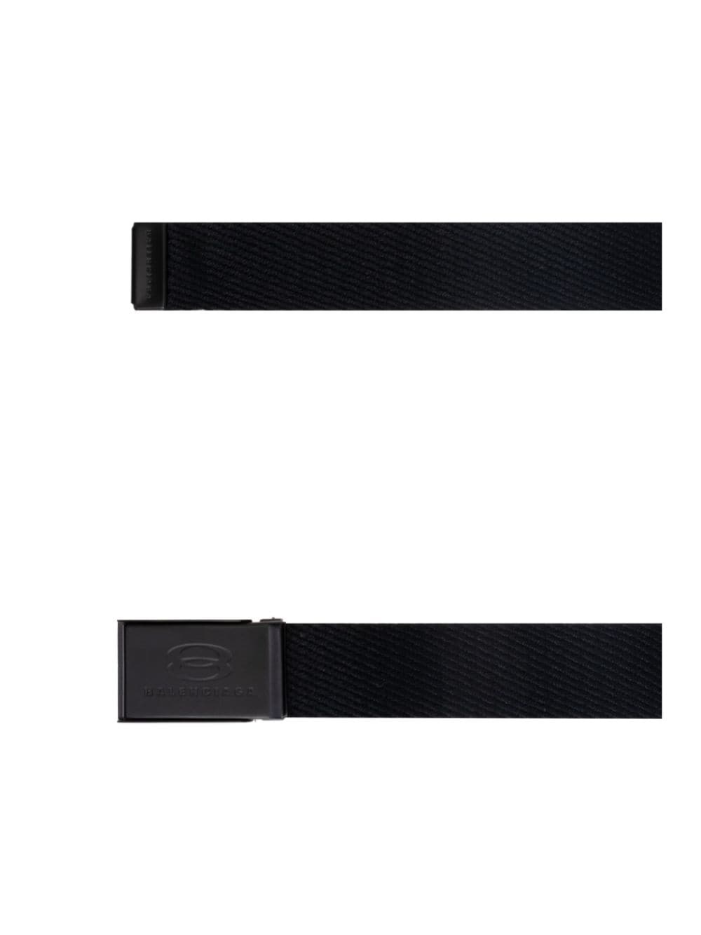 logo-buckle belt - 4