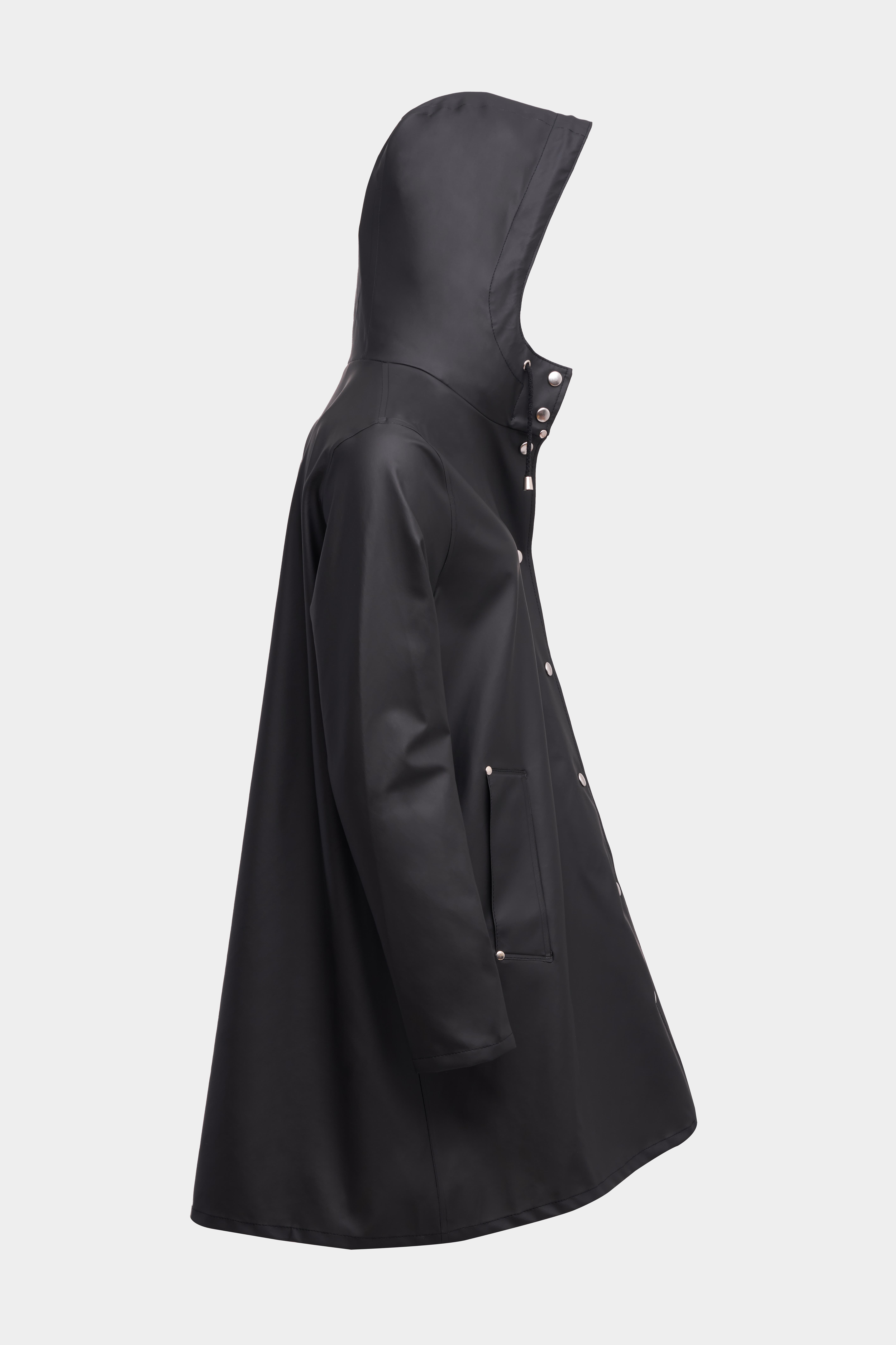 Stutterheim Mosebacke Lightweight Raincoat in Black at Nordstrom - 8