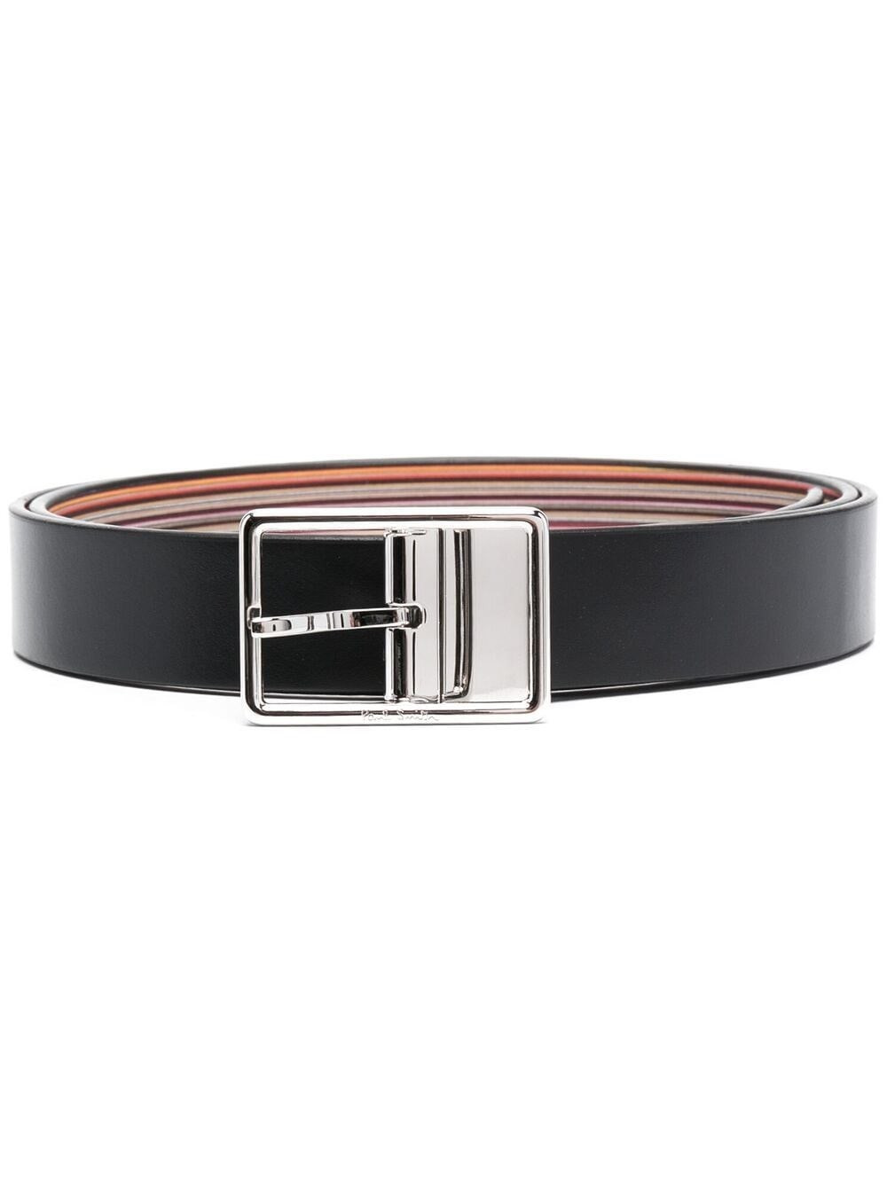 Signature Stripe reversbile belt - 1
