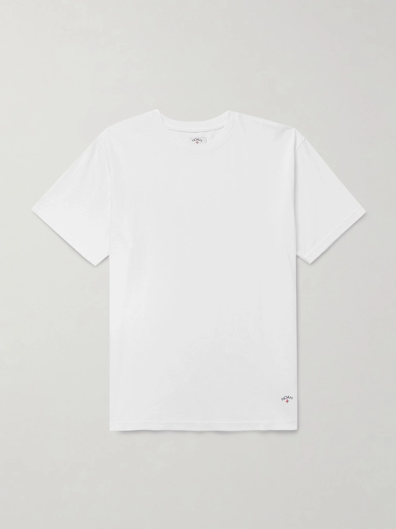 Logo-Print Recycled Cotton-Jersey T-Shirt White - 1