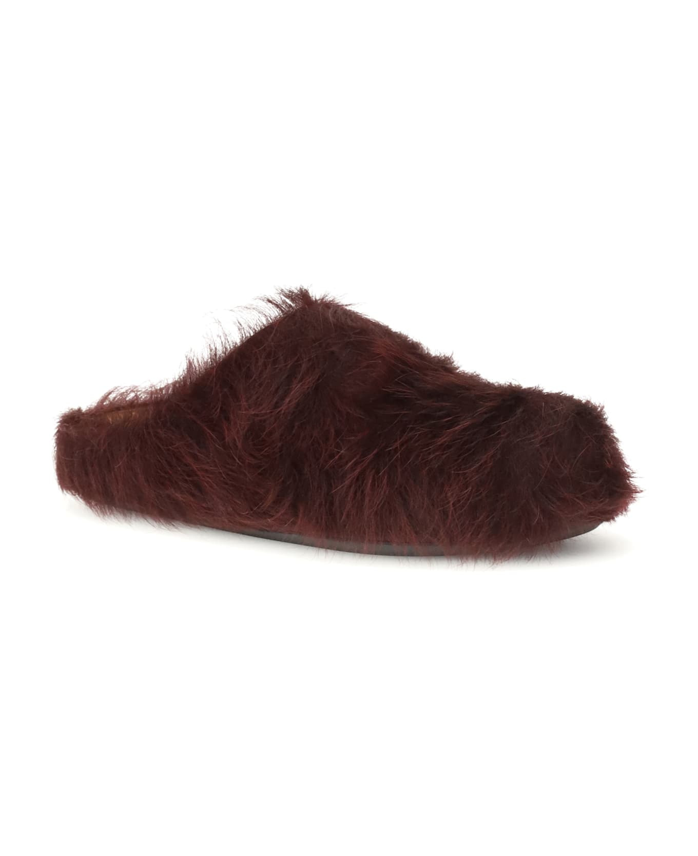 Long-haired Calfskin Fussbett Mules - 2