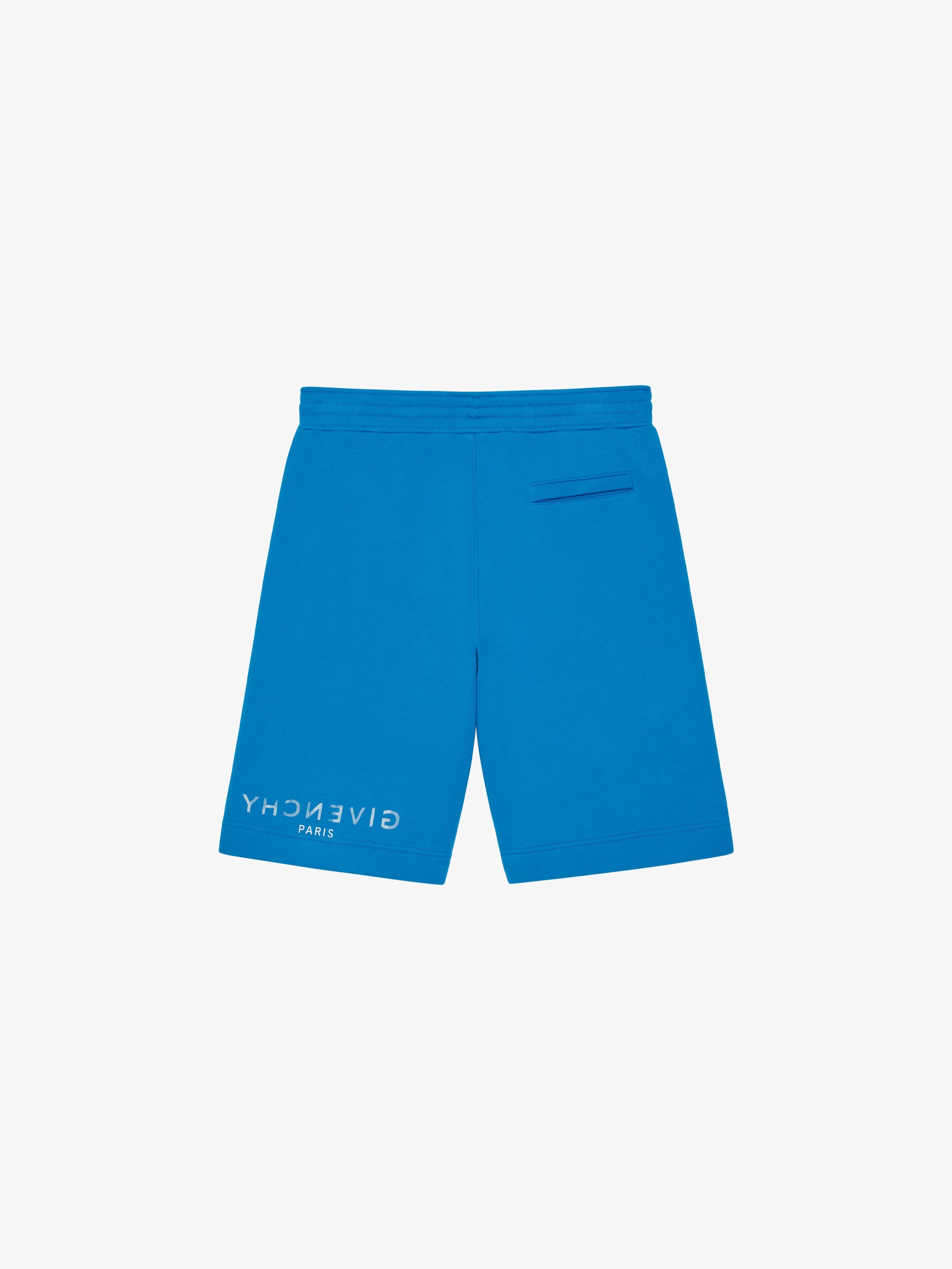 GIVENCHY REVERSE BERMUDA IN FELPA WITH REAPER PRINT - 5