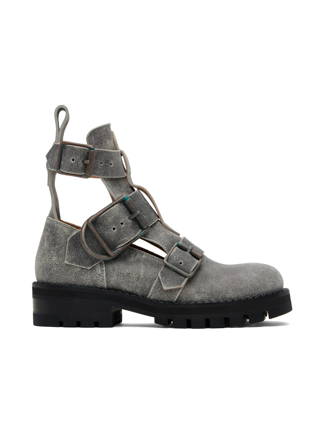 Gray Rome Boots - 1
