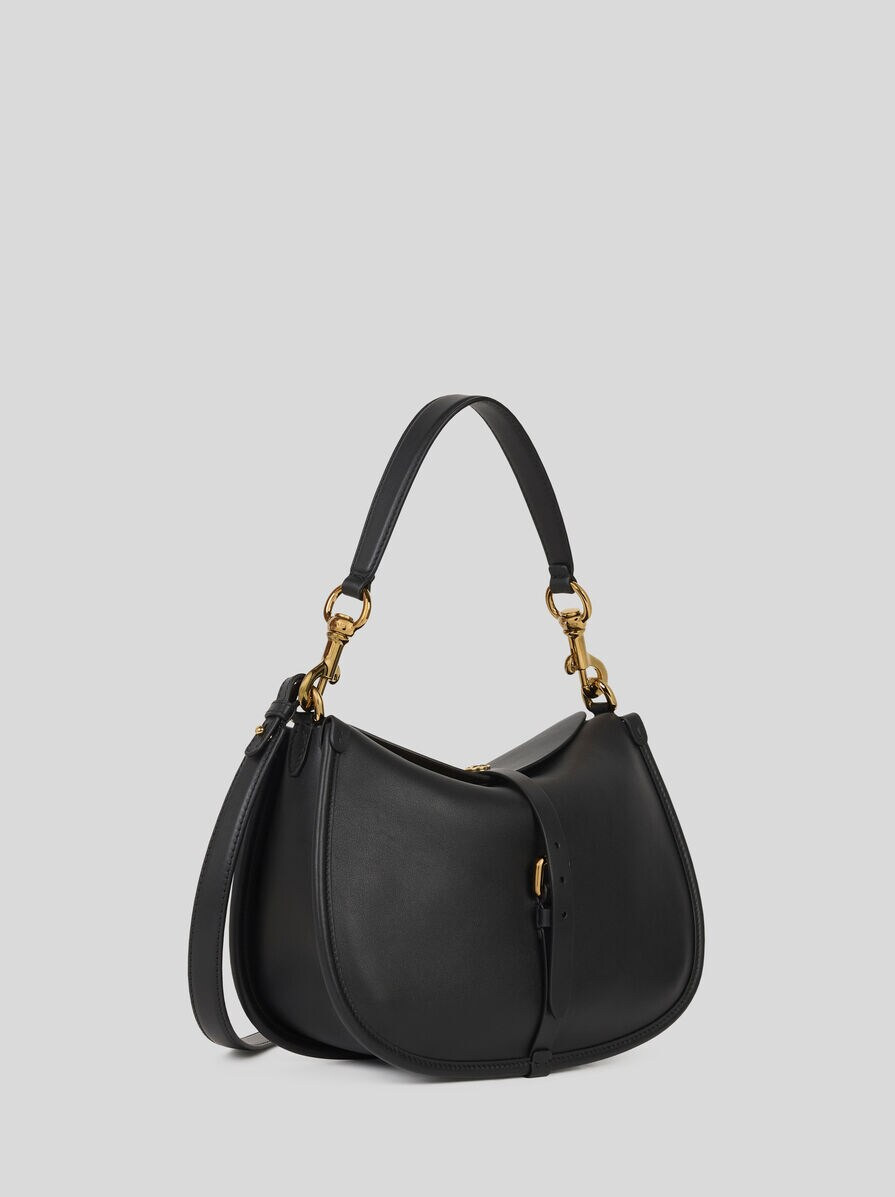 MEDIUM LEATHER PONY BAG - 4