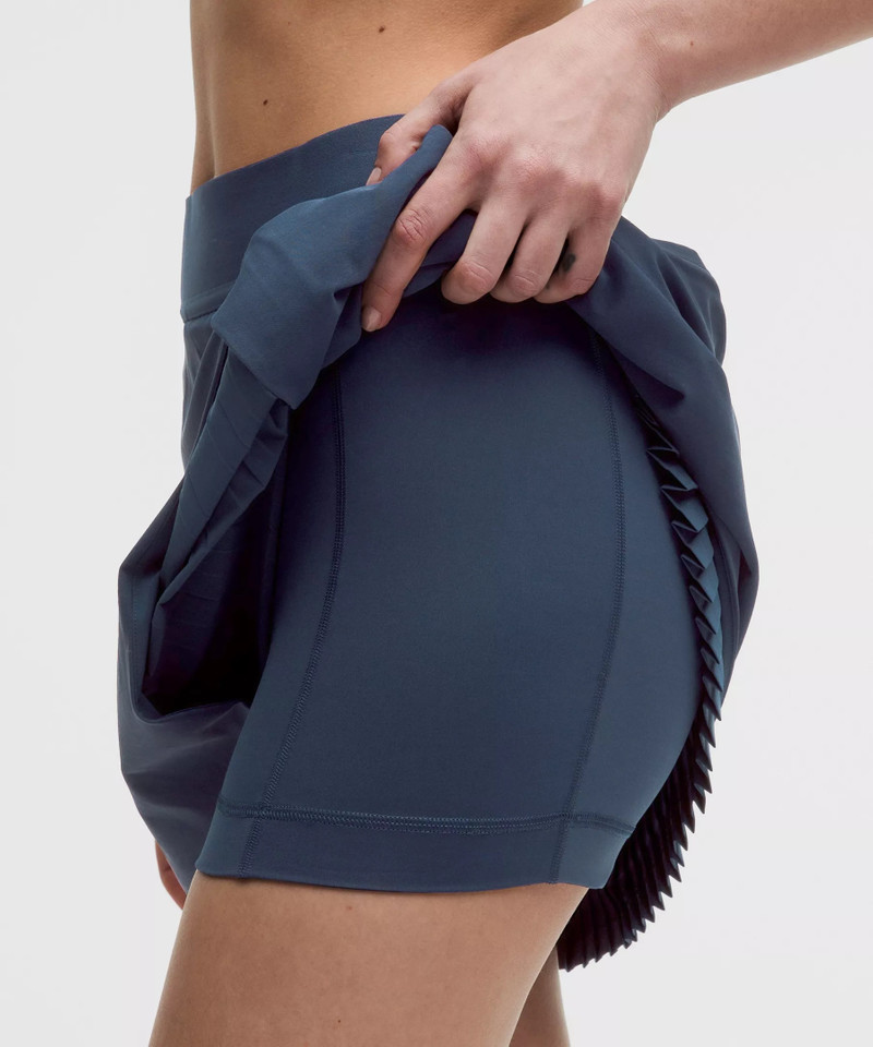 Water-Repellent Pleated High-Rise Golf Skirt 7