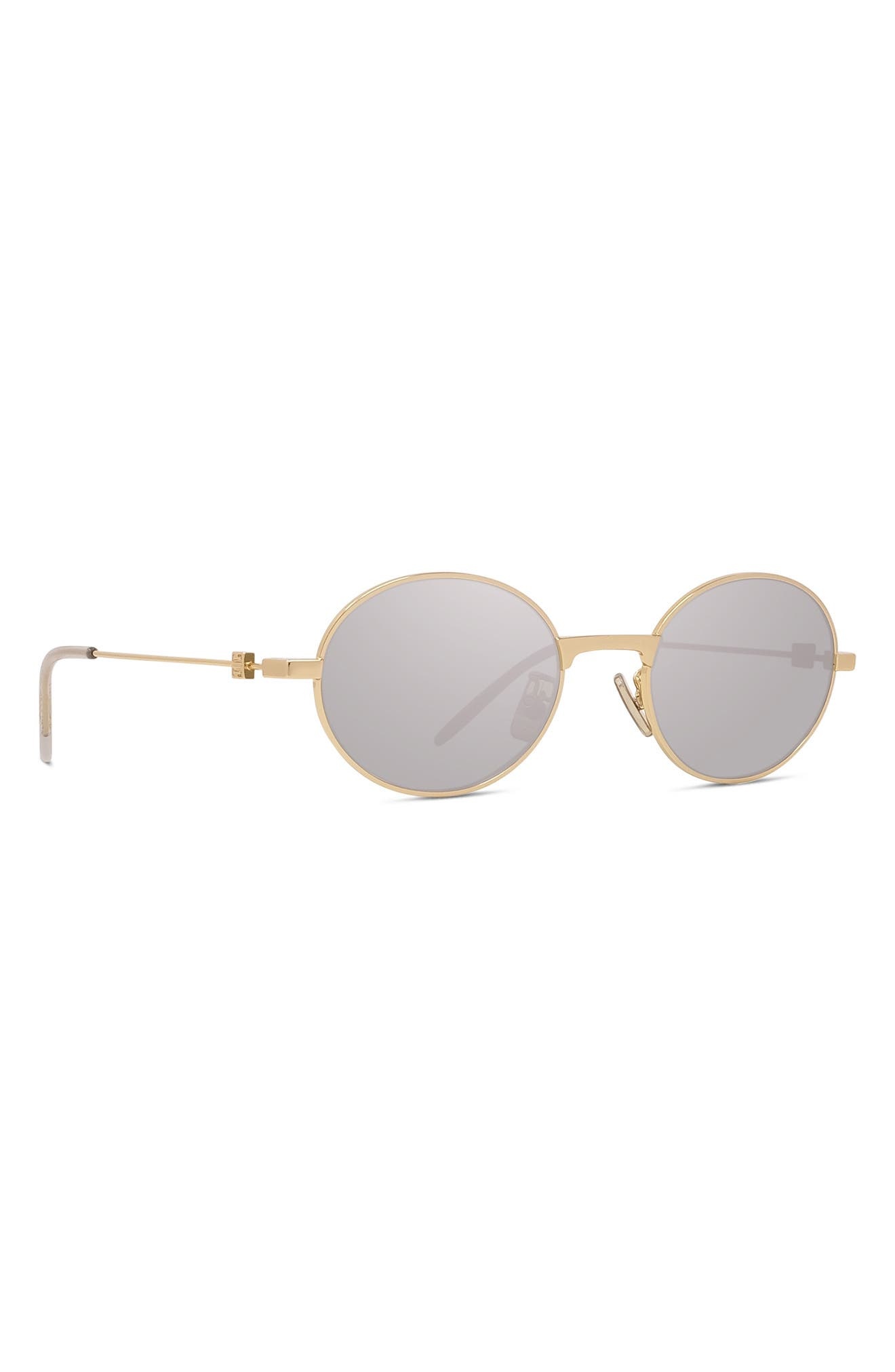 Givenchy GV Speed 51mm Phantos Sunglasses in Shiny Endura Gold /Smoke at Nordstrom - 4