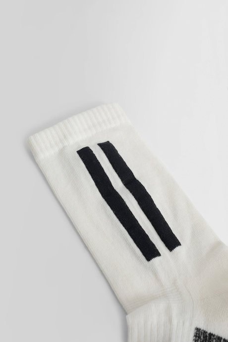 Rick owens men's milk socks in cotton knit - 3