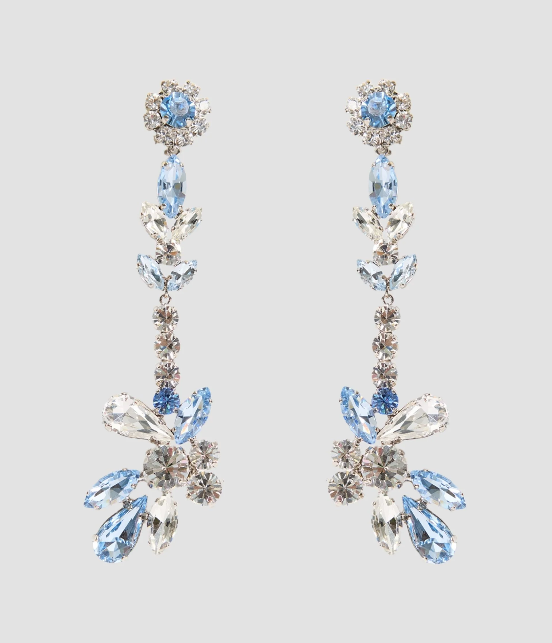 CRYSTAL LONG EARRING - 1