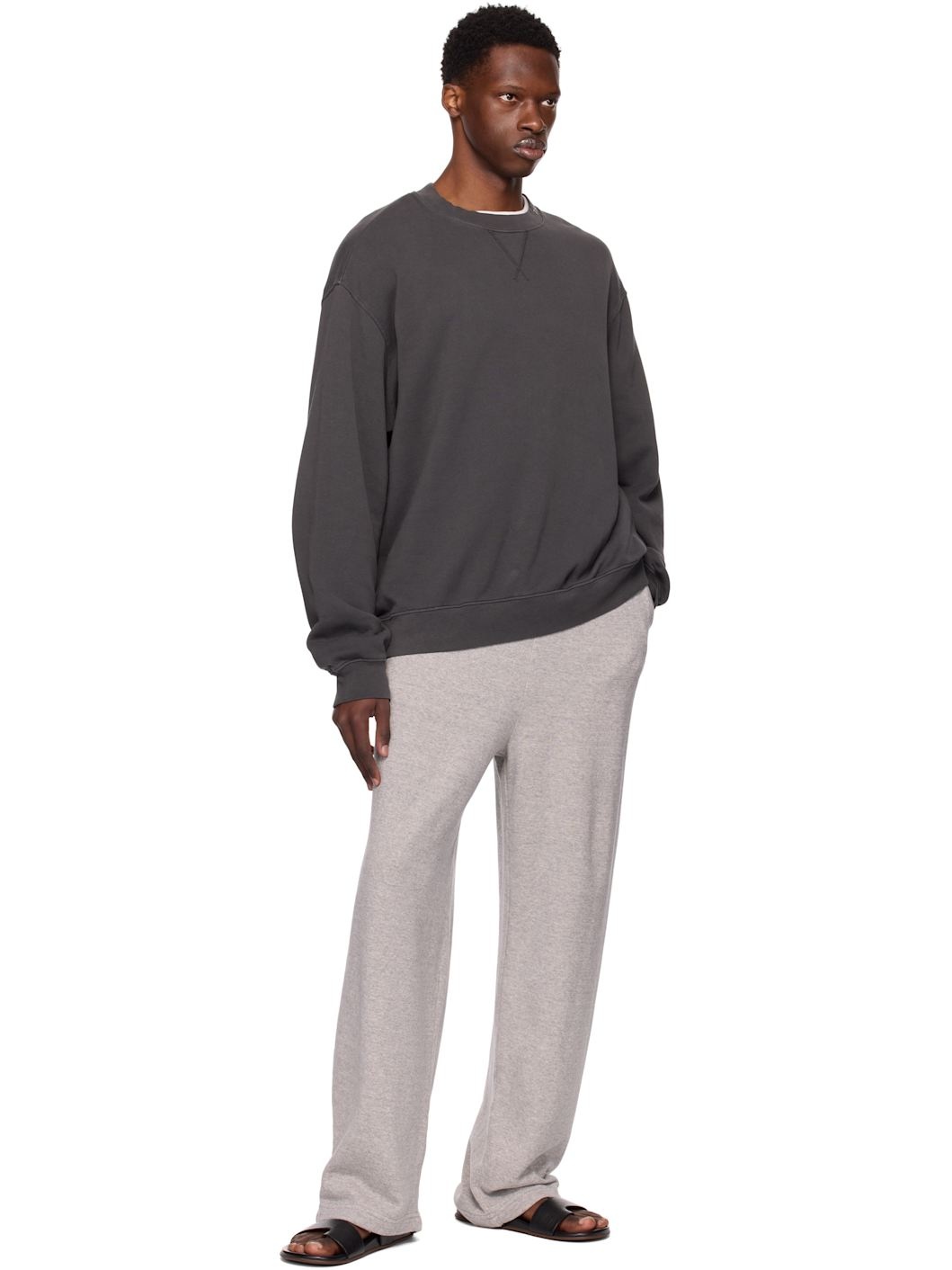 Gray Daily Crew Sweatshirt - 4