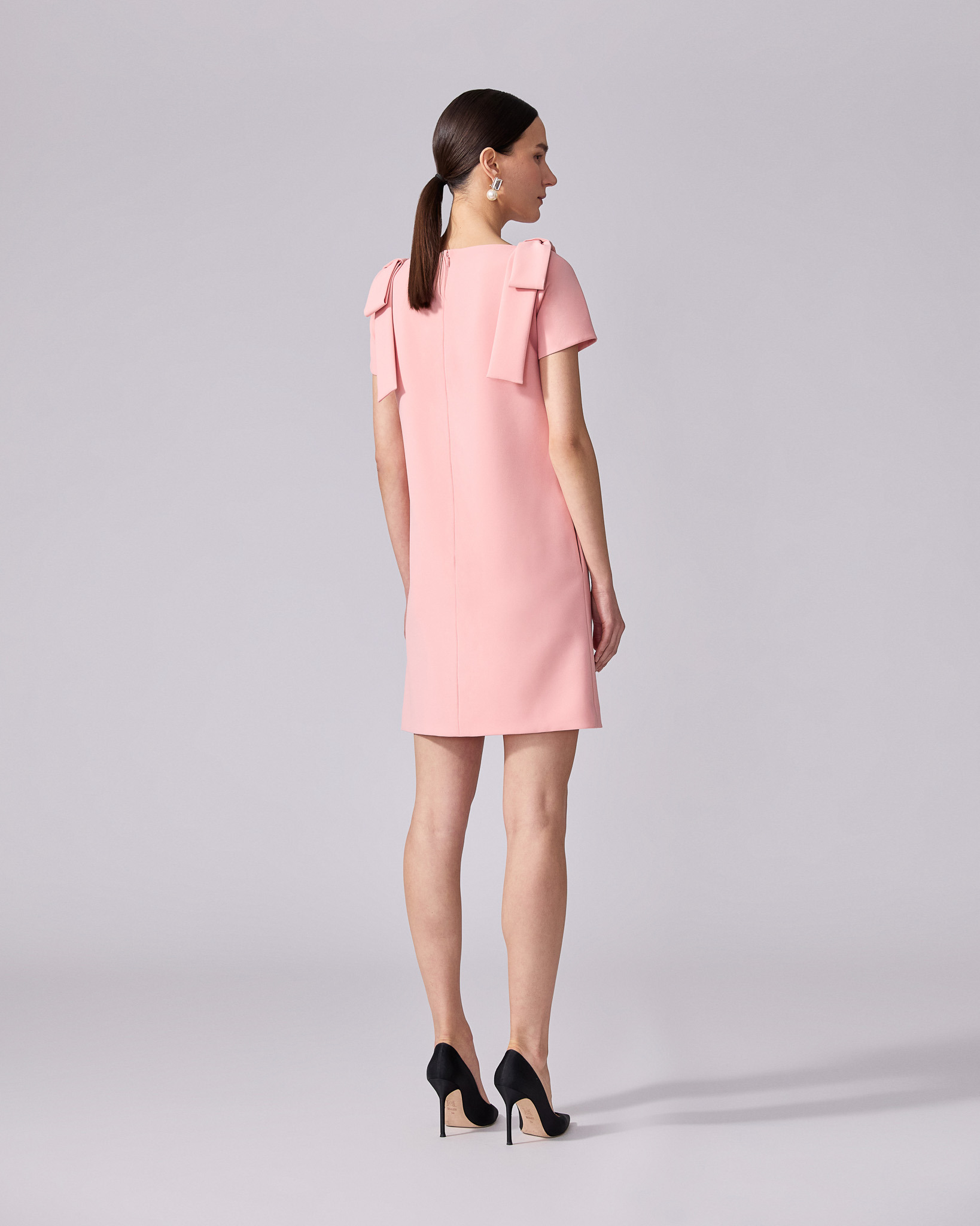 Shift Dress With Bows - 3