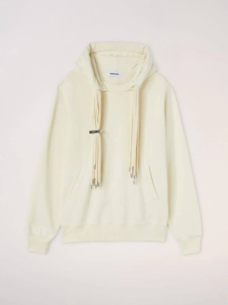 multi-cord long-sleeve hoodie - 1