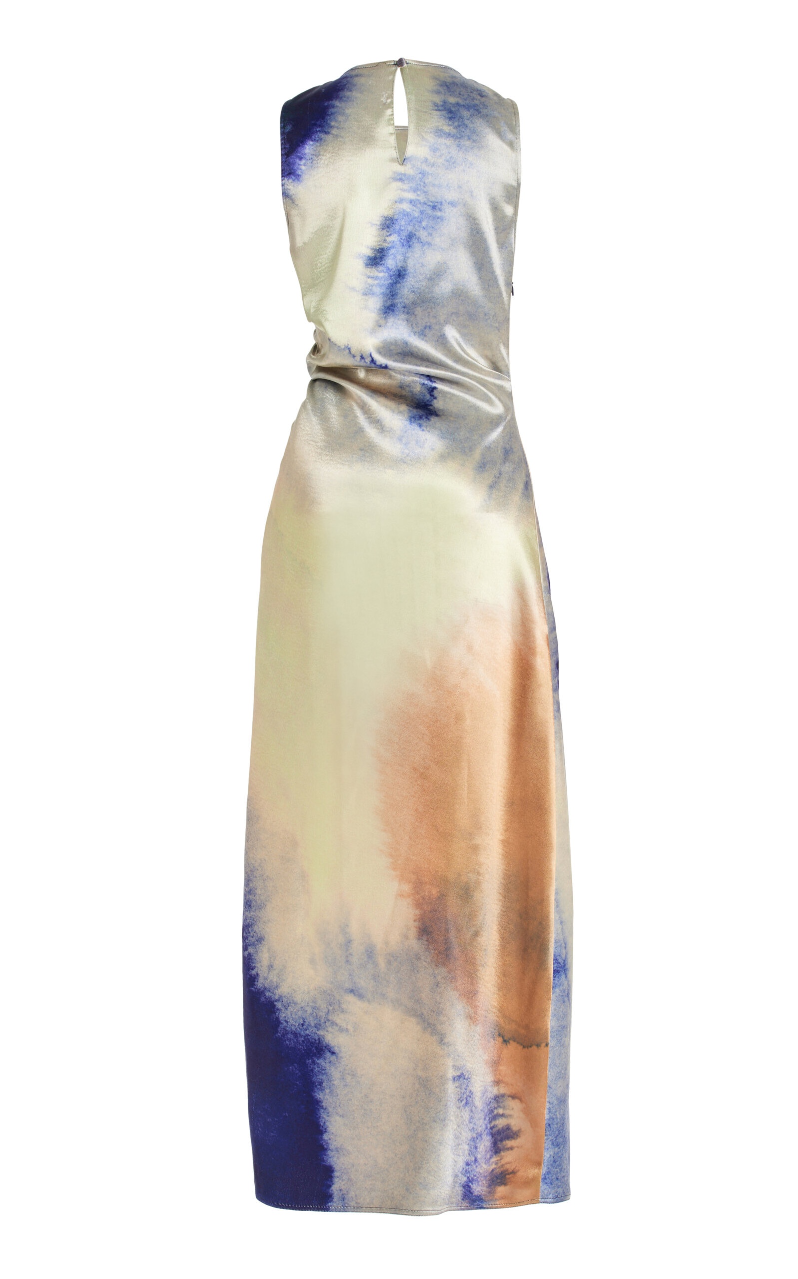 Cordelia Gathered Maxi Dress metallic - 3