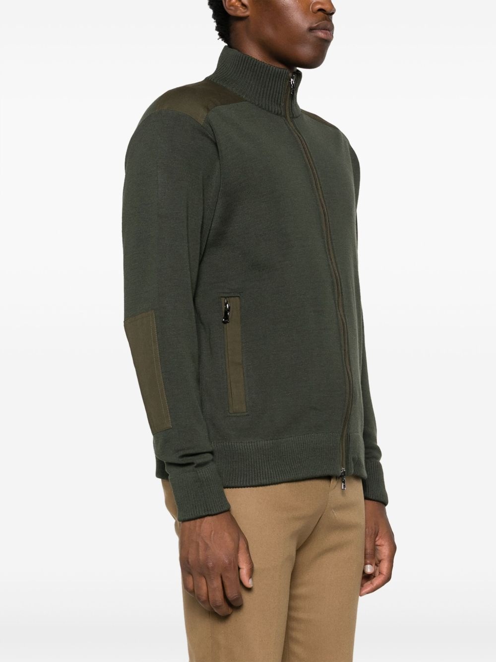 zip detail jacket - 3