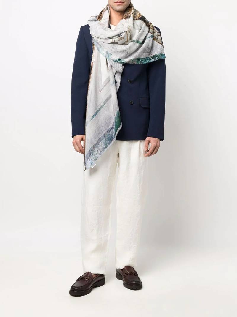 Faliero Sarti Palazzo Del Quirinale-print scarf outlook