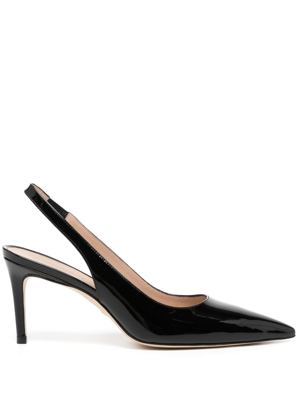 70mm slingback patent leather pumps - 1