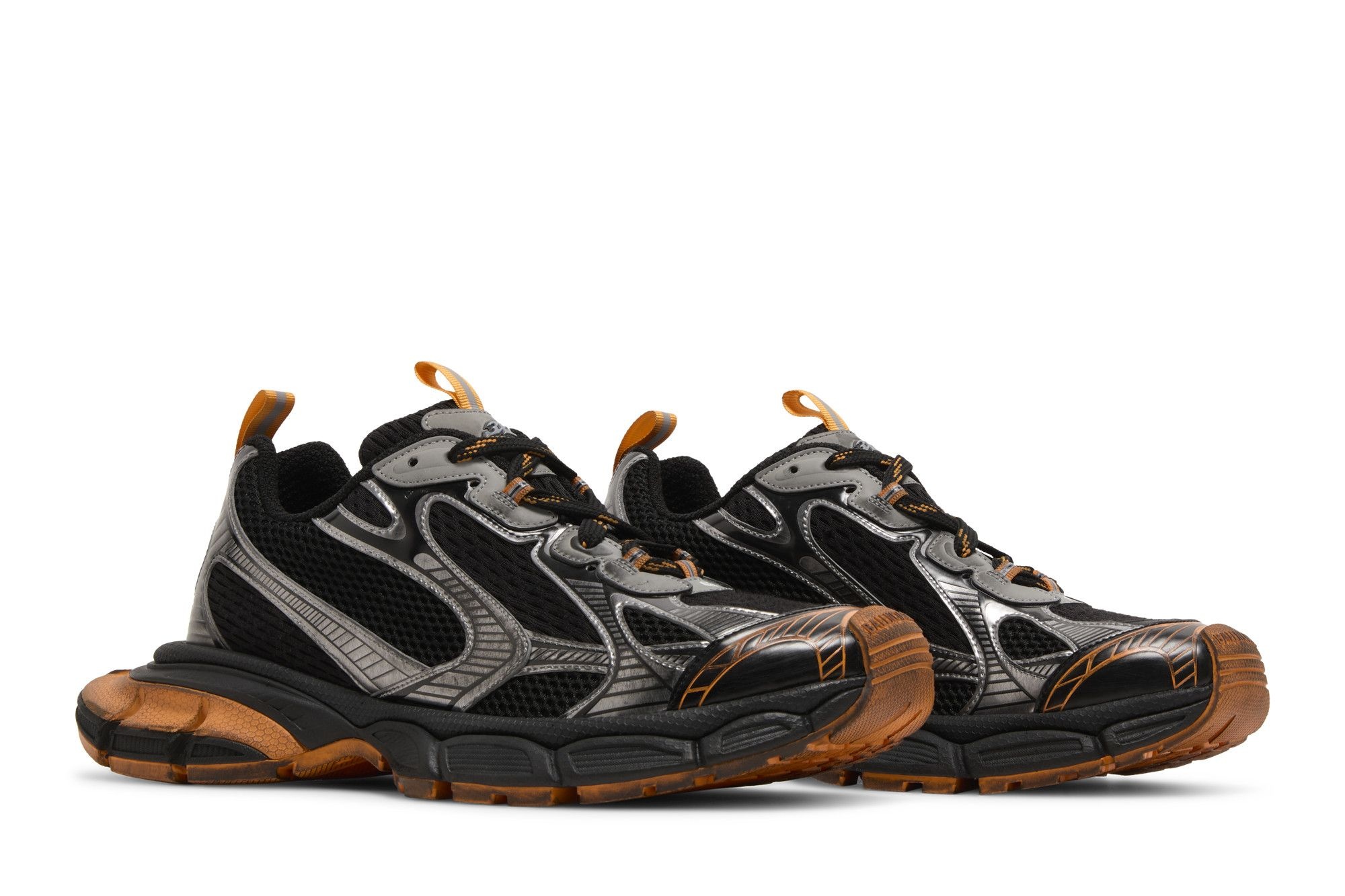 Balenciaga 3XL Sneaker 'Worn-Out - Black Orange' - 8