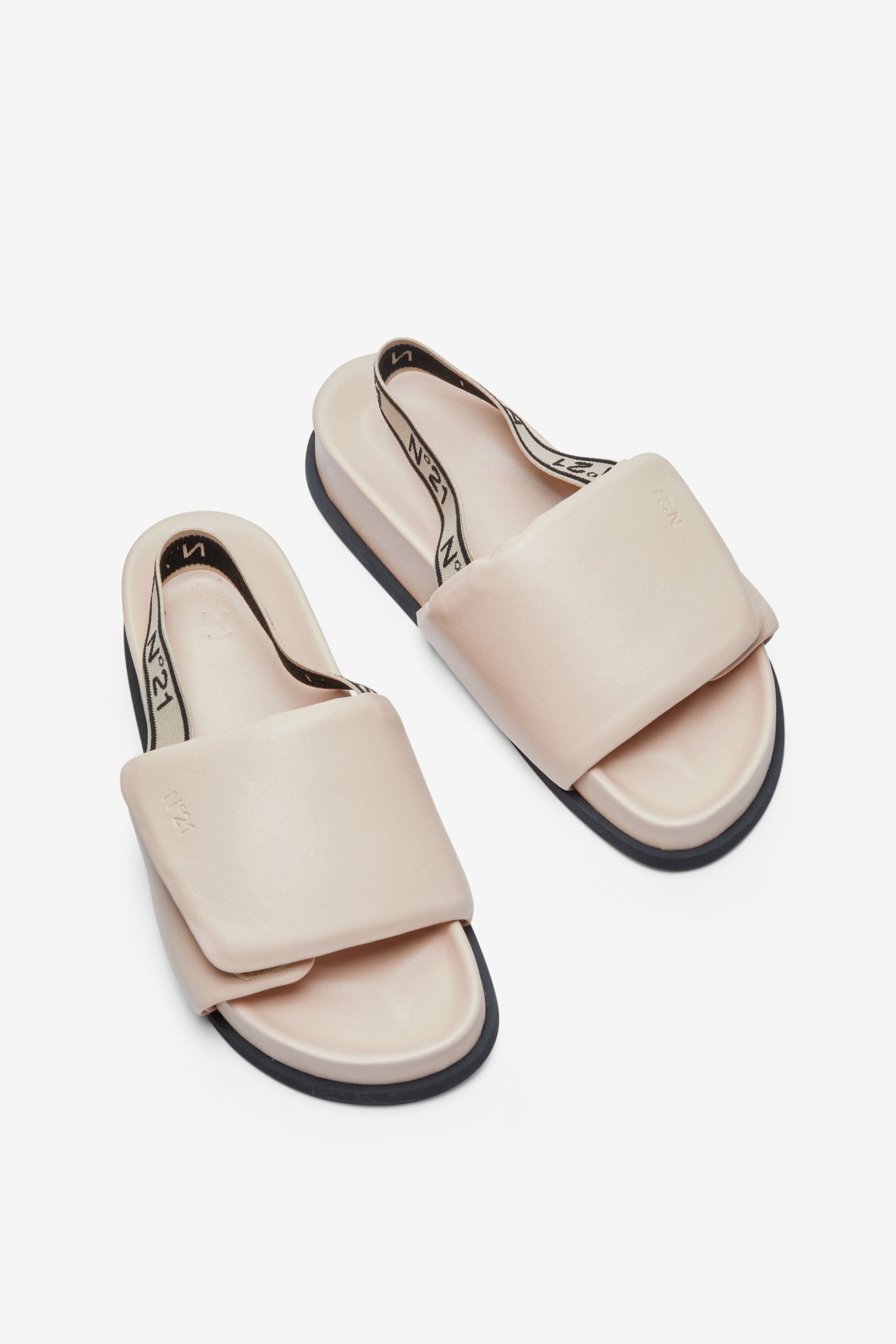 SLINGBACK LEATHER SANDALS - 4