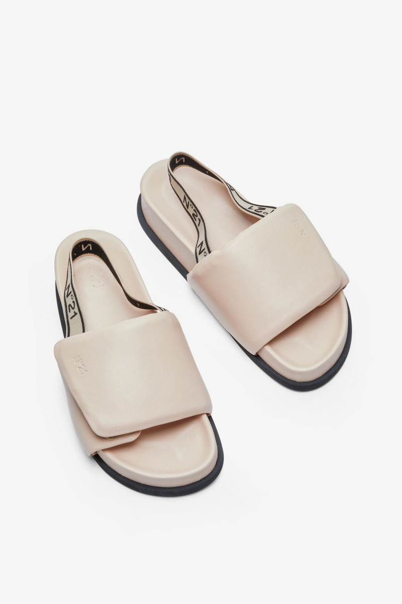 SLINGBACK LEATHER SANDALS 4