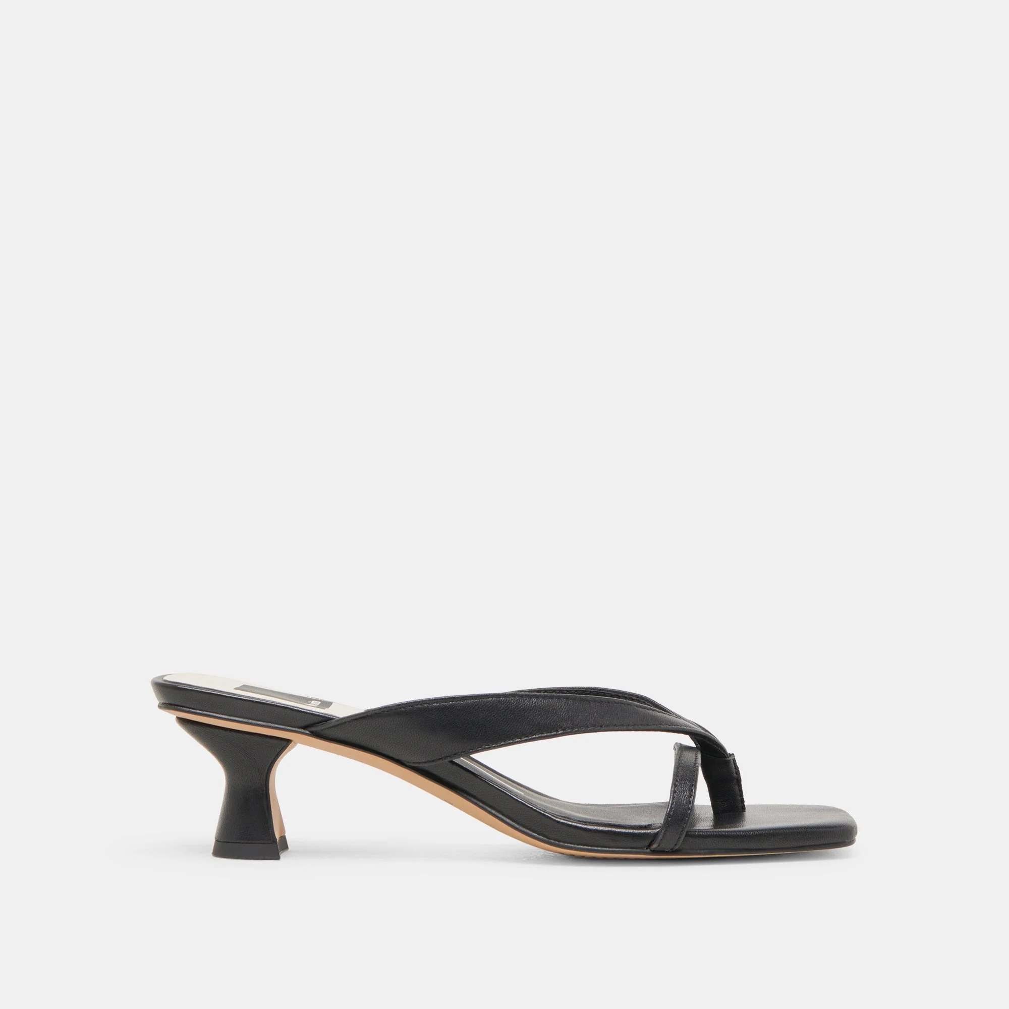 BREVEL HEELS ONYX LEATHER - 1