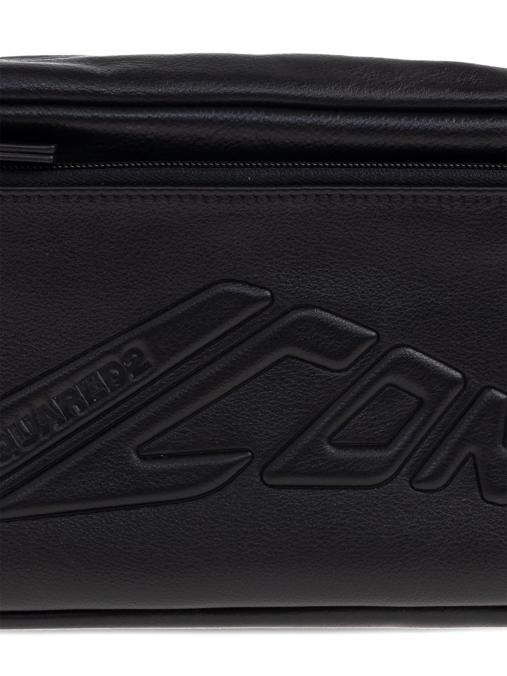 Icon New Generation logo leather wash bag - 4