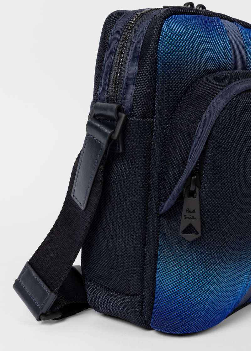 Navy 'Glow Polka' Flight Bag 3