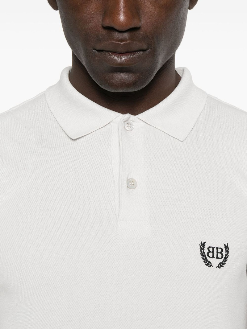 logo-embroidered polo shirt 5