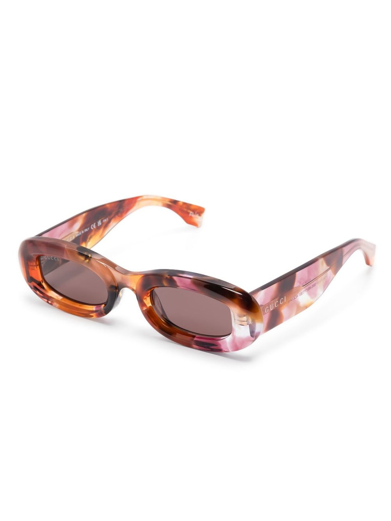 GUCCI oval-frame sunglasses outlook