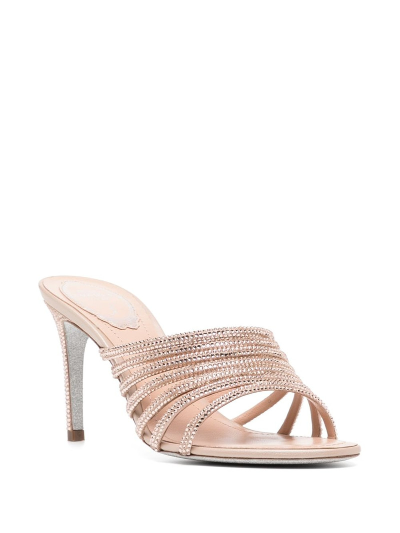 RENE CAOVILLA 80mm full-trim sandals outlook