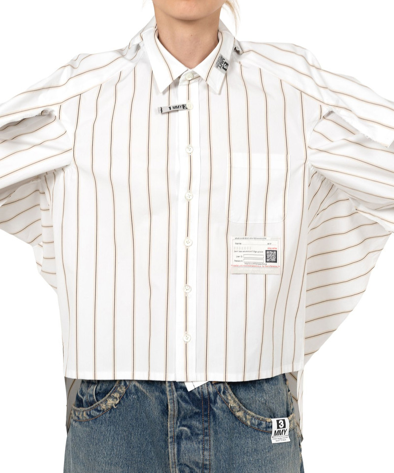 Asymmetric Stripe Shirt 10