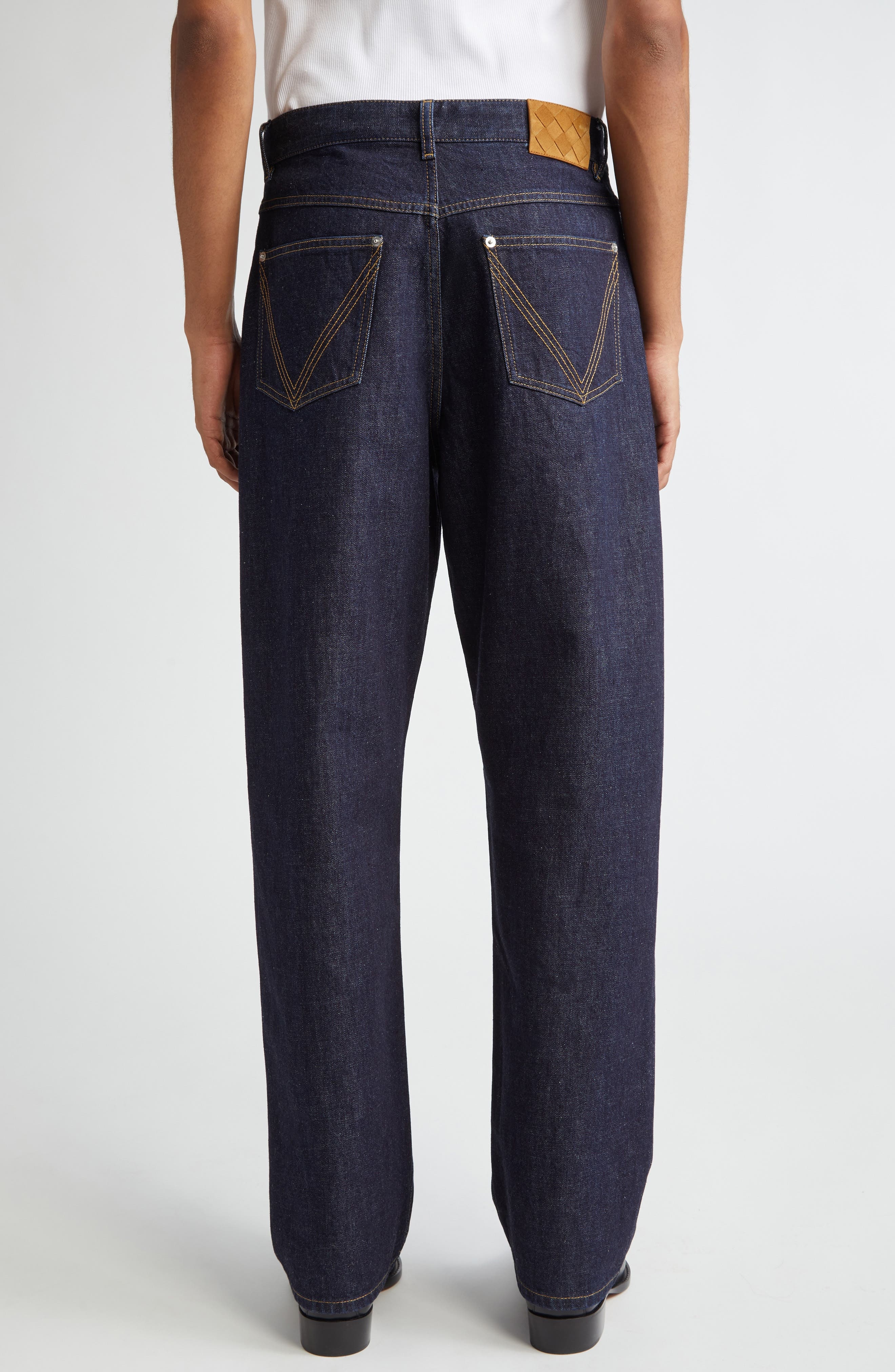 Bottega Veneta Wide Leg Jeans in 4245 Indigo at Nordstrom - 3