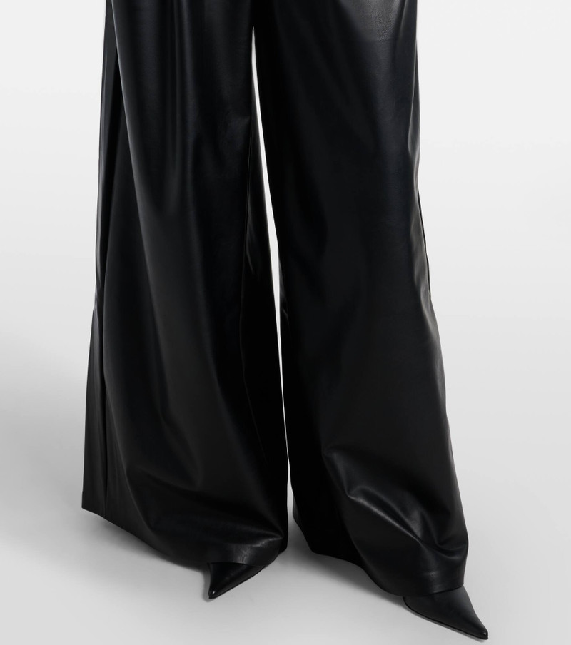 Pleated high-rise wide-leg pants 5