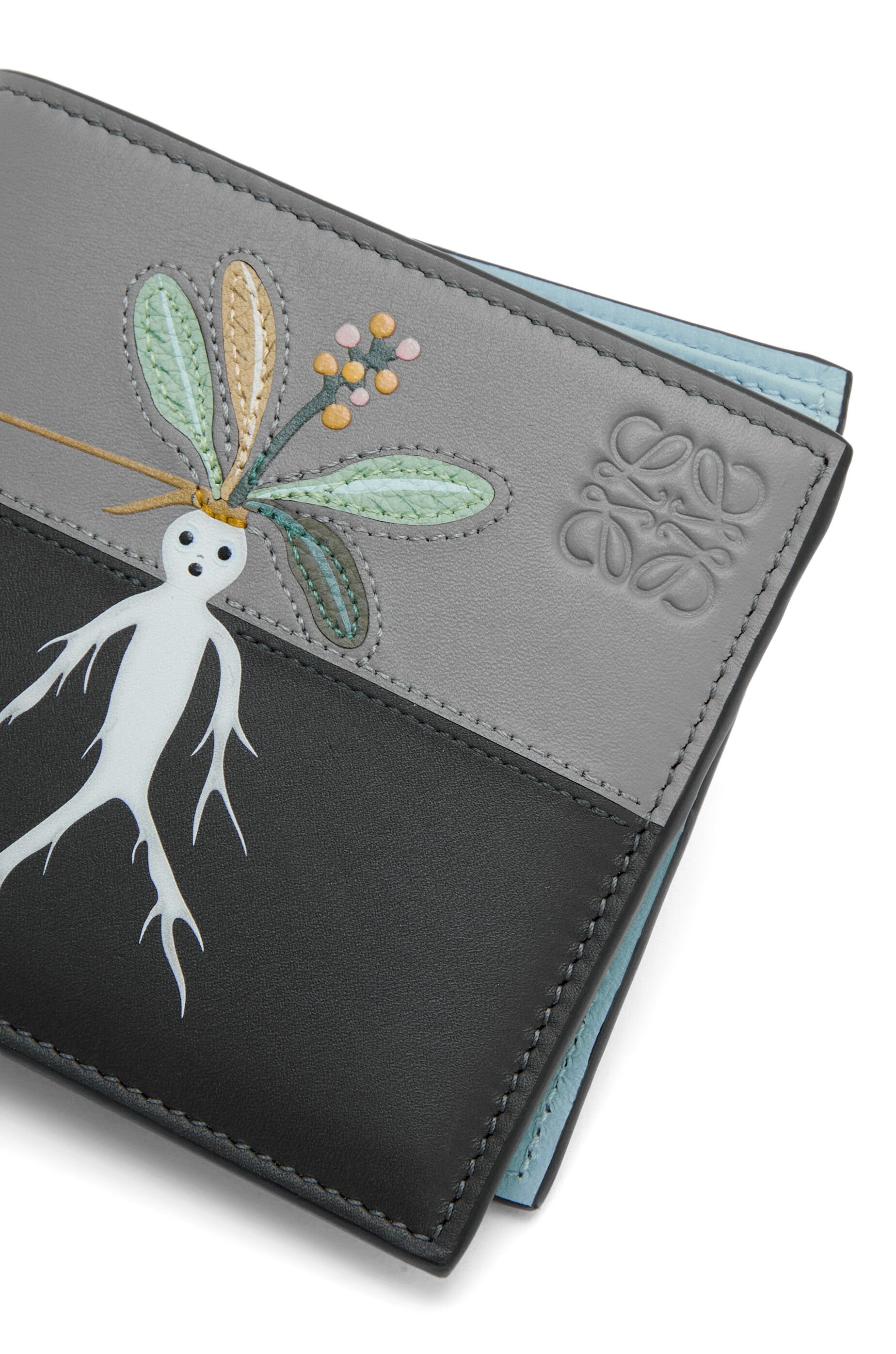 Mandragora bifold wallet in satin calfskin - 5