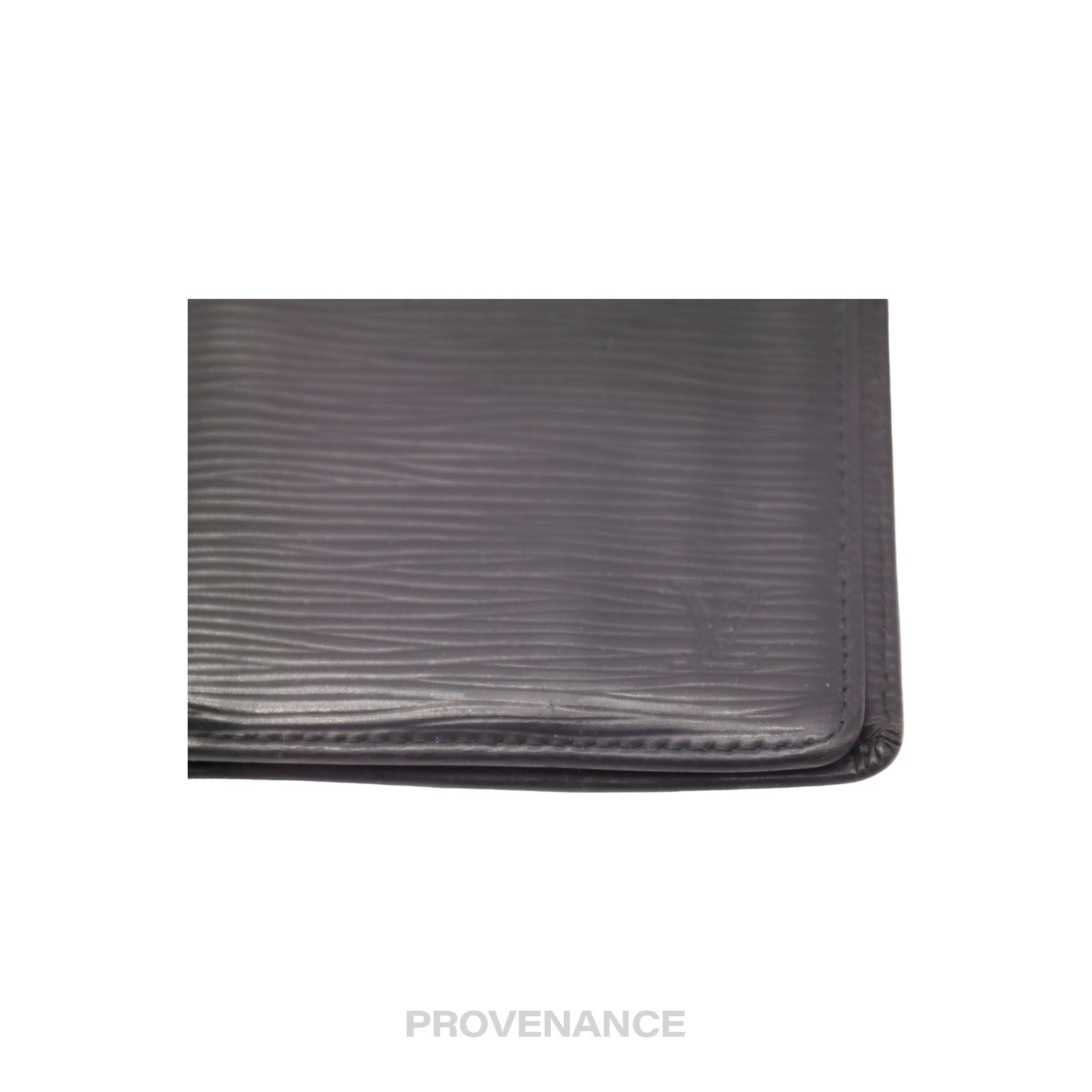 Louis Vuitton 6CC Bifold Wallet in Black Epi Noir Leather - 5
