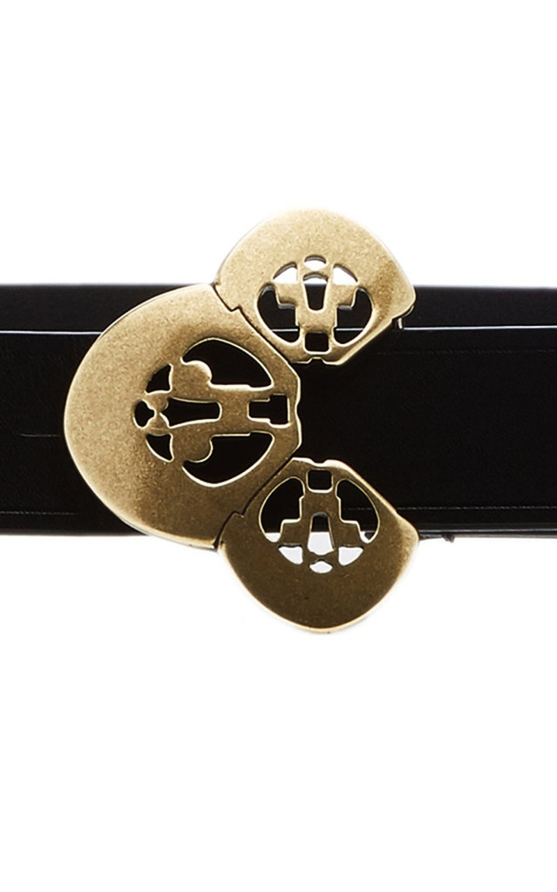 Louama Buckled Leather Belt black 5