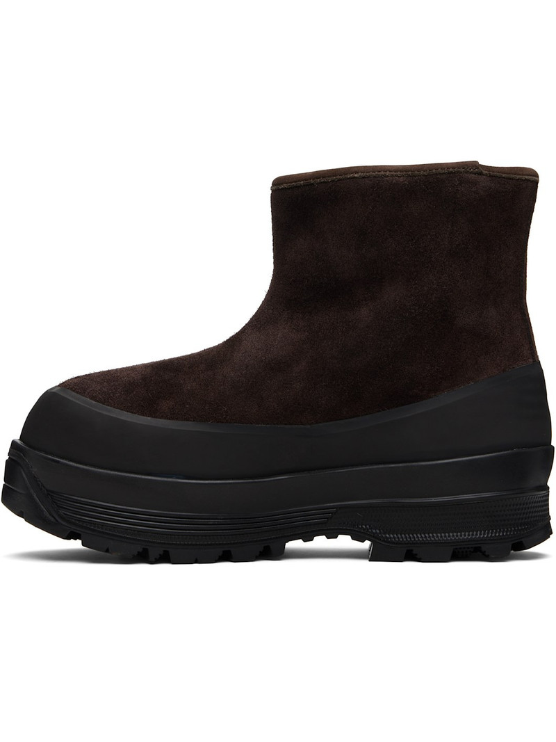 Diemme Brown Badia Shearling Boots outlook