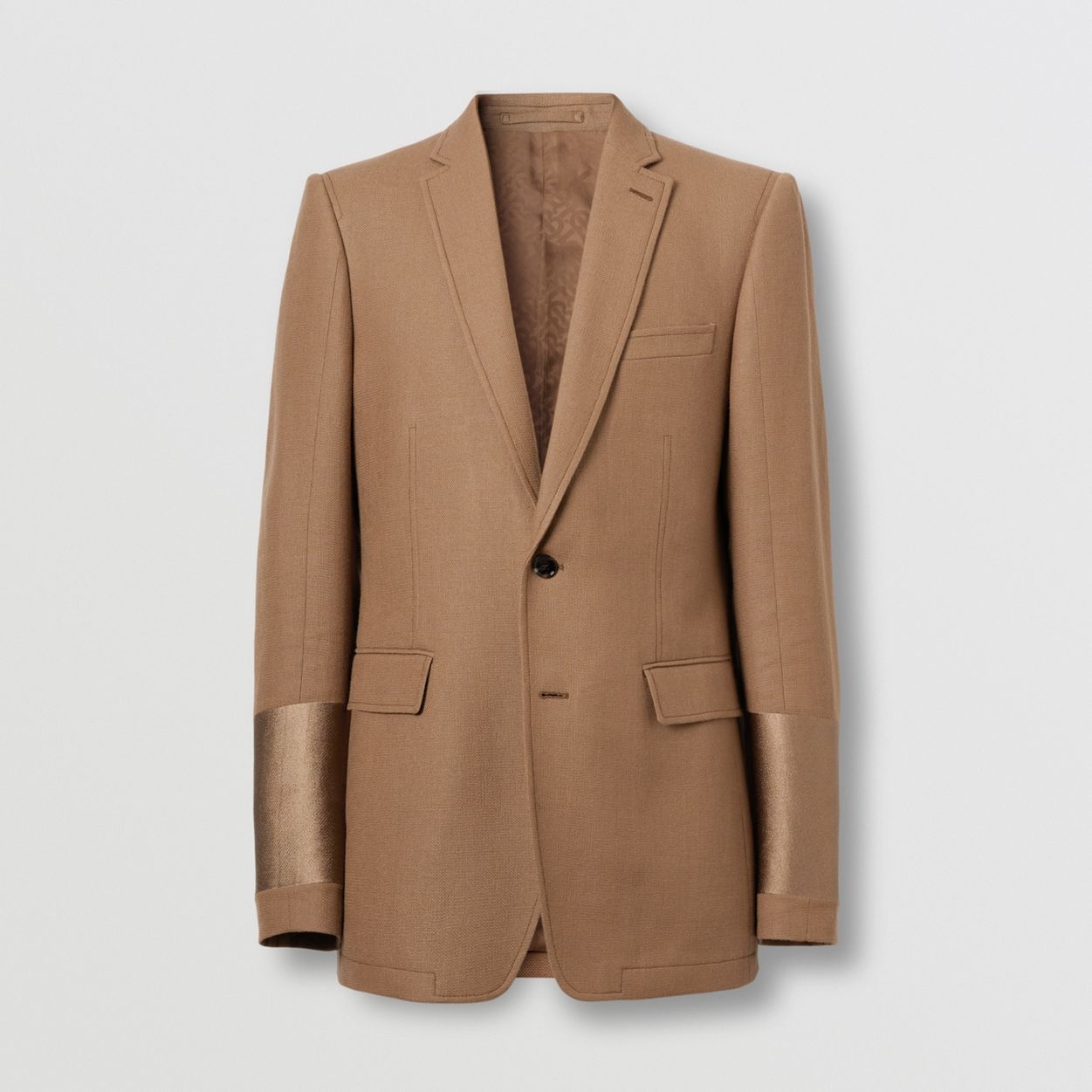 English Fit Wool Ramie Tailored Jacket - 1