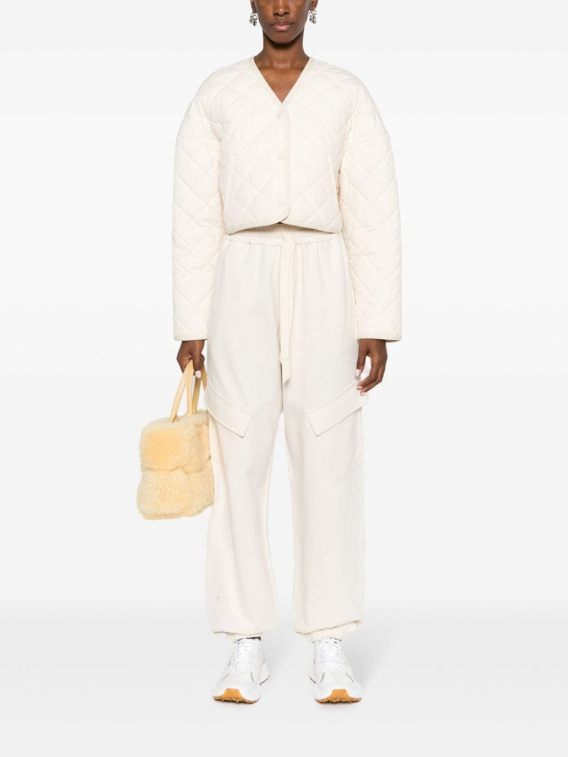 Jil Sander drawstring-waist cotton track pants outlook