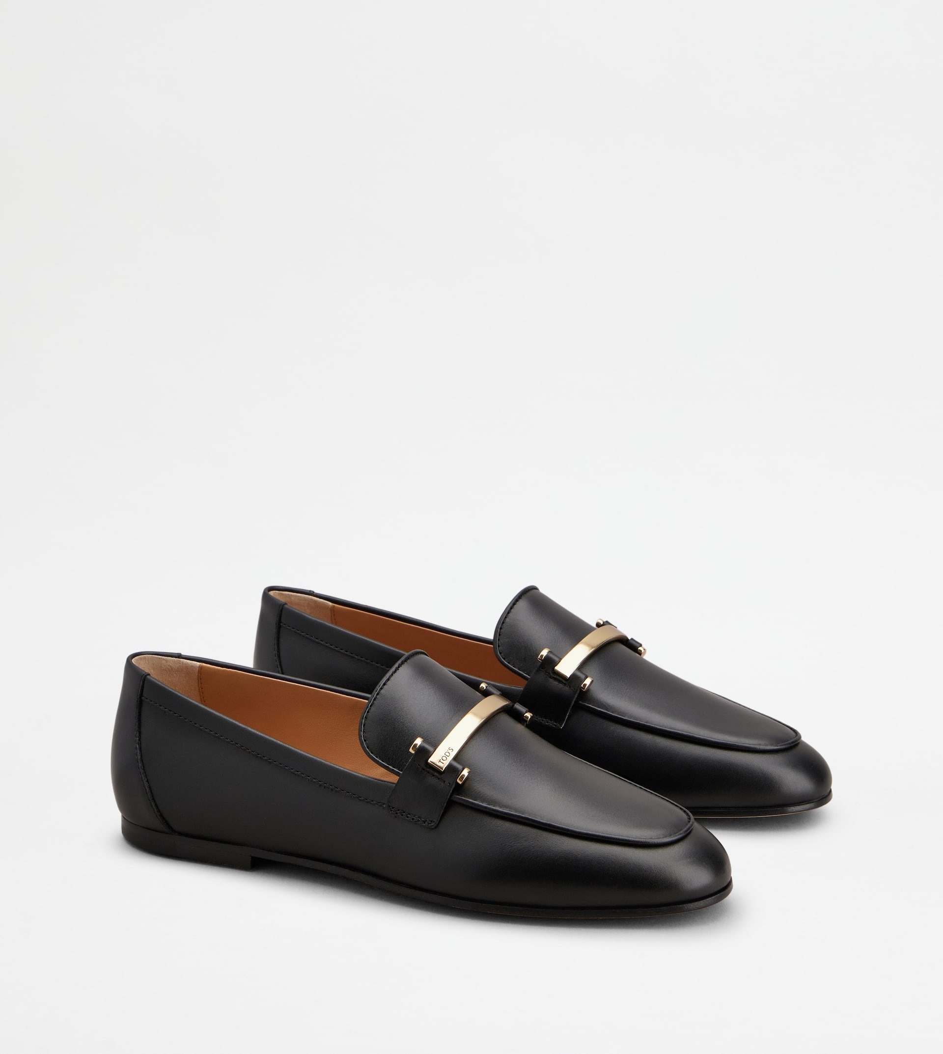 LOAFERS IN LEATHER - BLACK - 3