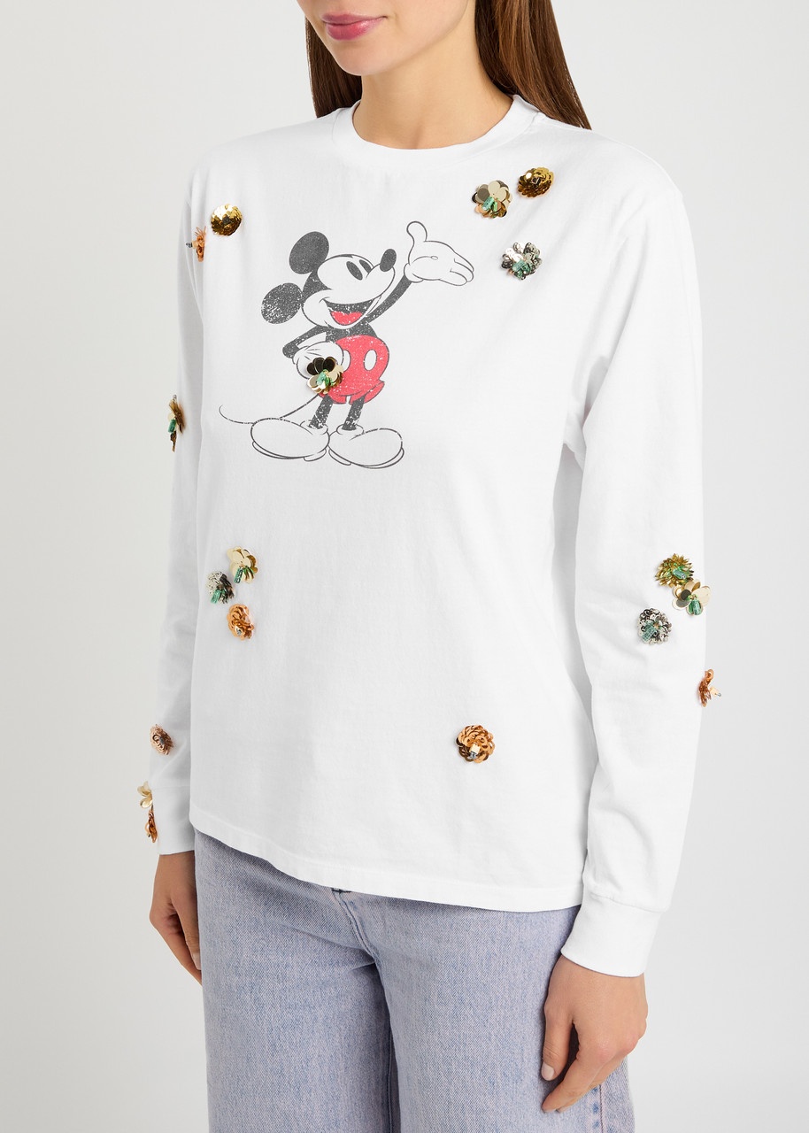 Coperni Sequin-embellished Cotton top - 2
