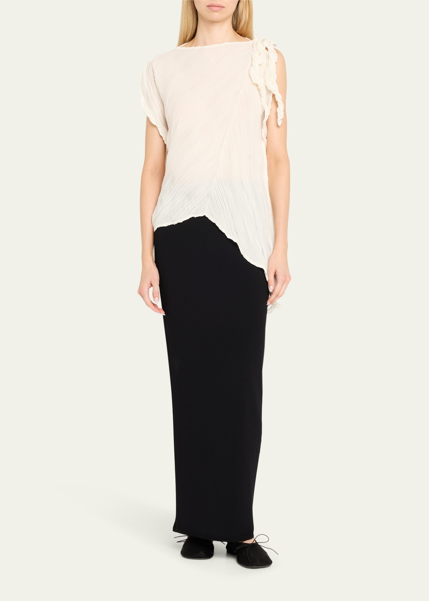Wrinkled and Twisted Top - 2