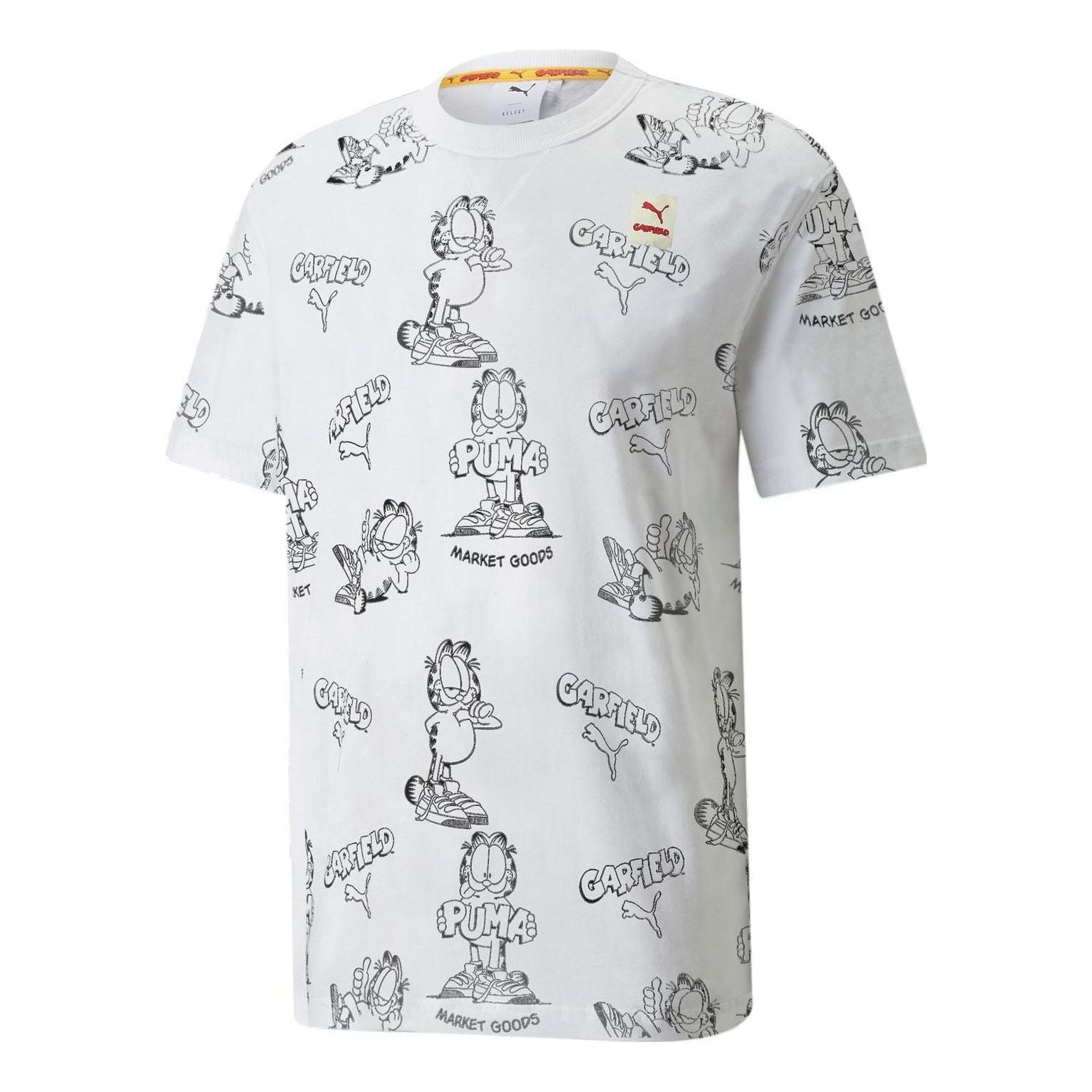 PUMA x GARFIELD Printed Tee 'White' 534434-02 - 1