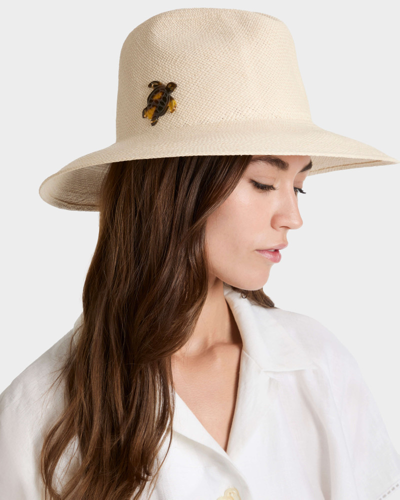 Vilebrequin Women Natural straw hat solid outlook