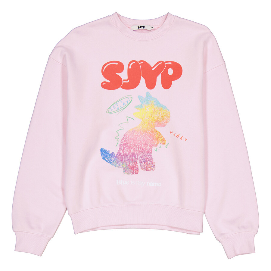 SJYP Colour Scratched Dino Sweatshirt - 4