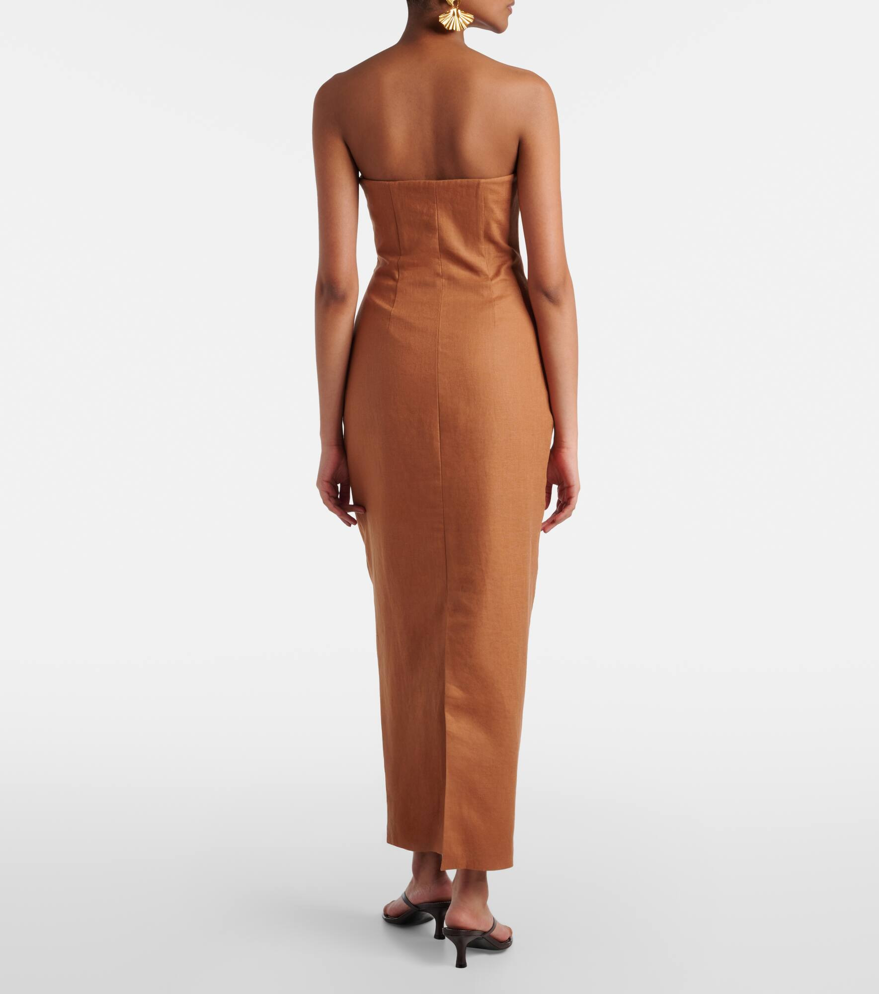 Evalita linen maxi dress - 3
