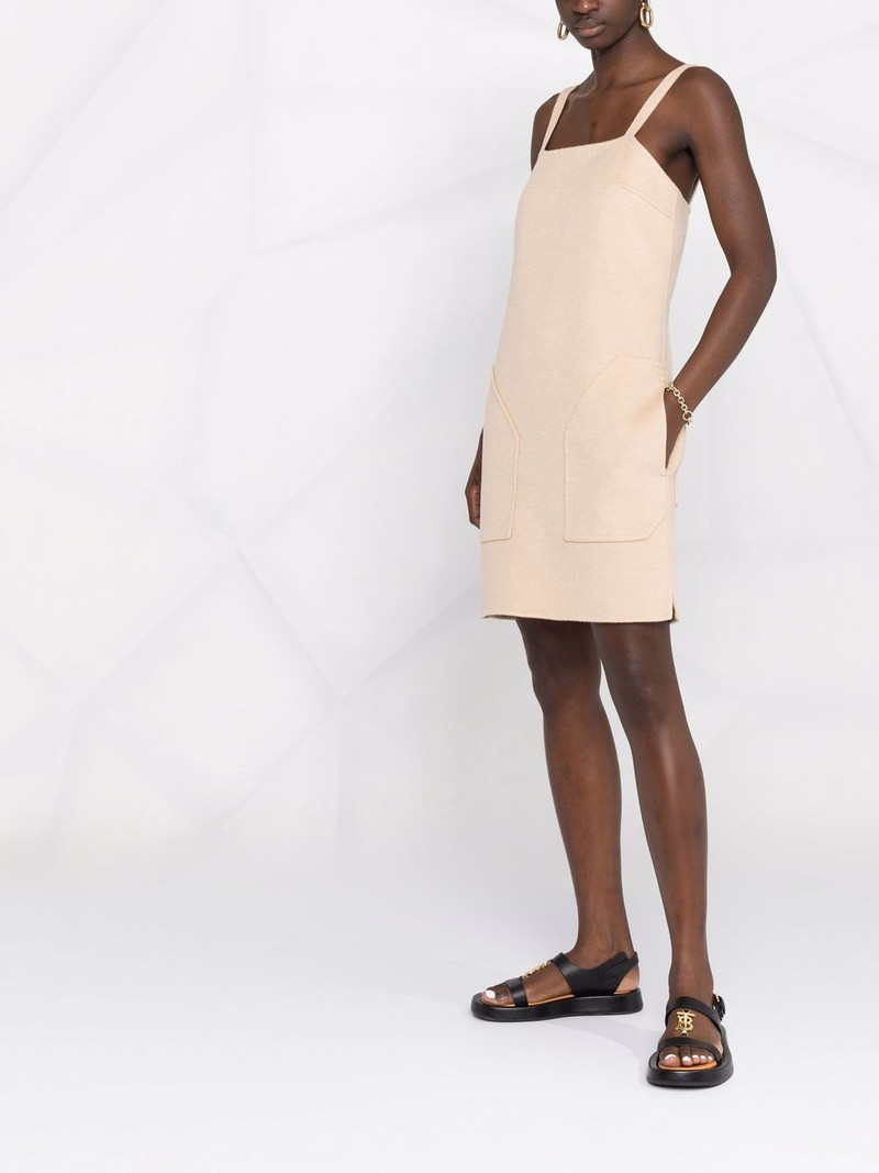 sleeveless square neck dress 4
