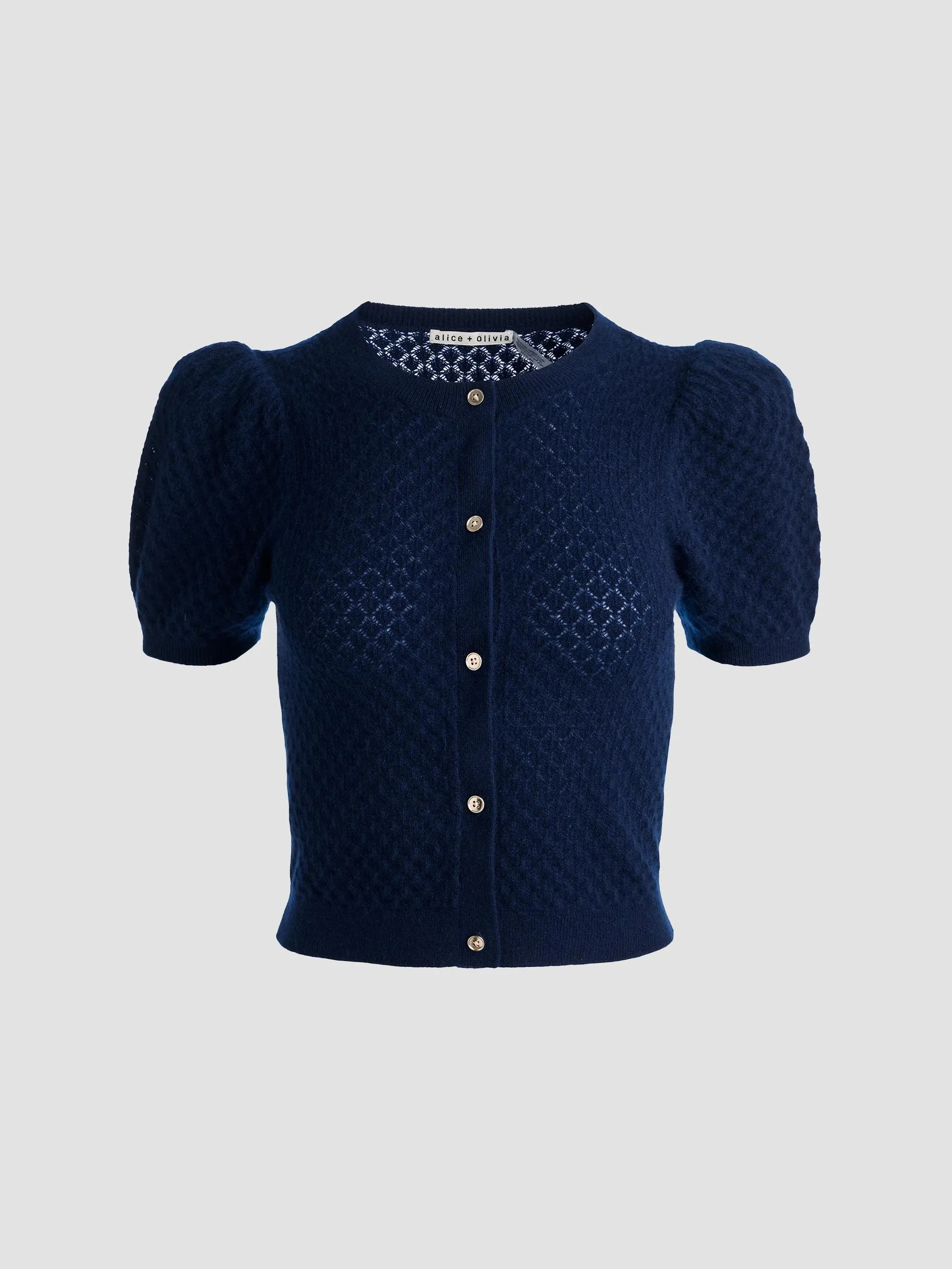 Women's Sabine Cashmere Cardigan - Midnight Blue - 1