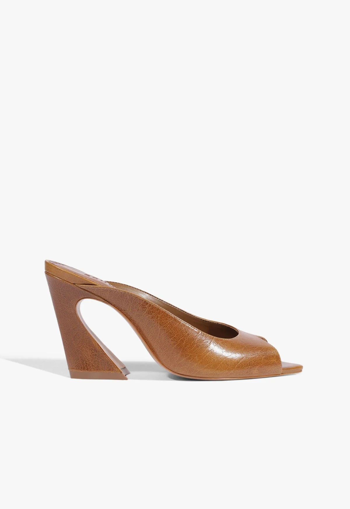Lexi Block Mule Leather Sandal - 1