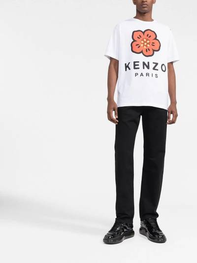 KENZO Boke Flower logo-print cotton T-shirt outlook